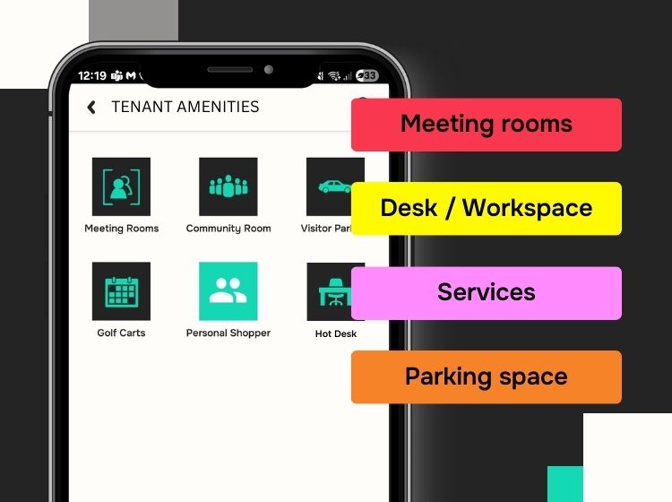 Booking spaces