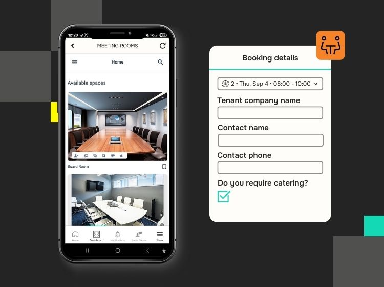 bookable meeting rooms